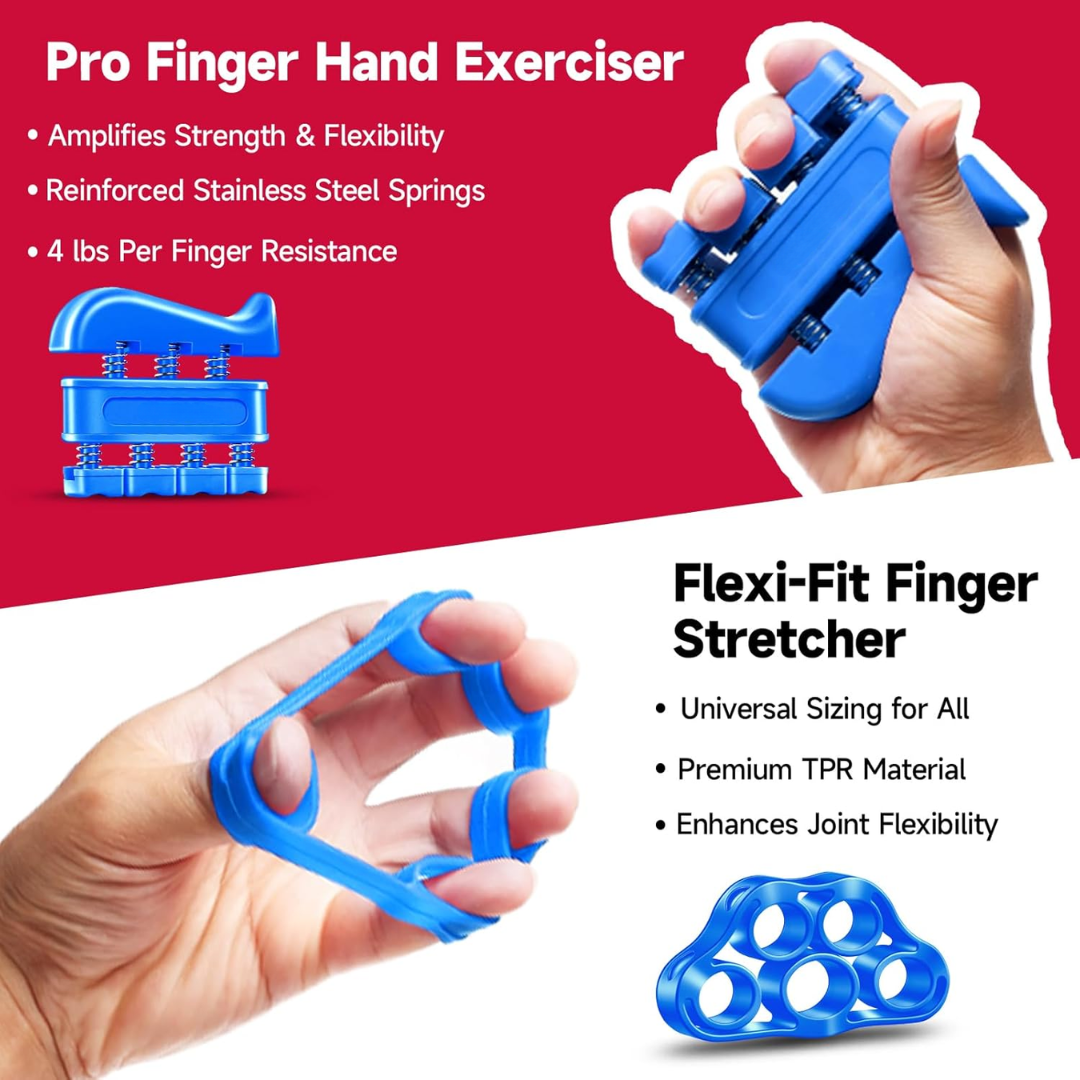 GripMaster - Ensemble de renforcement de main réglable (5 pièces)
