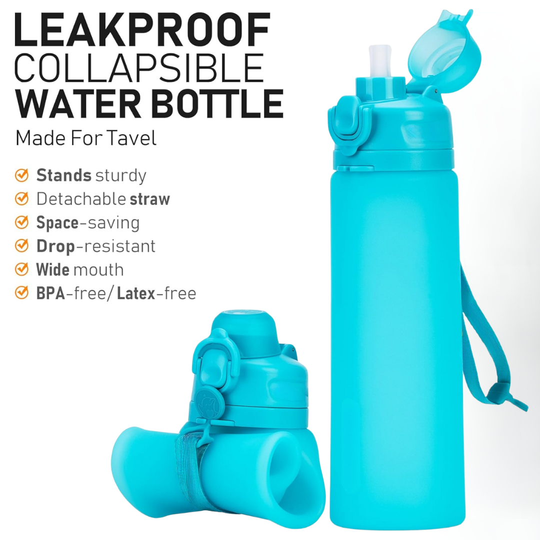 FlexiHydrate - Bouteille d'eau en silicone pliable 600ml
