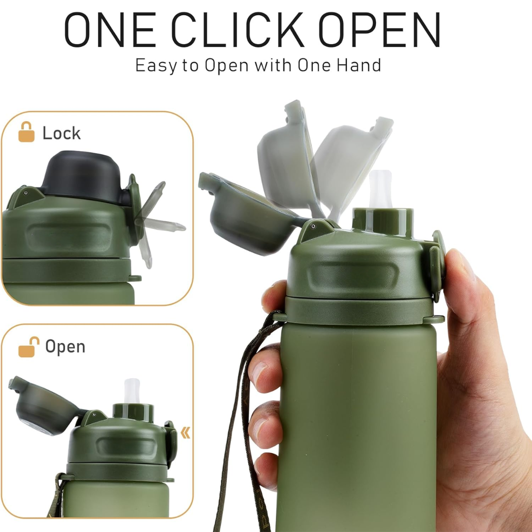 FlexiHydrate - Bouteille d'eau en silicone pliable 600ml