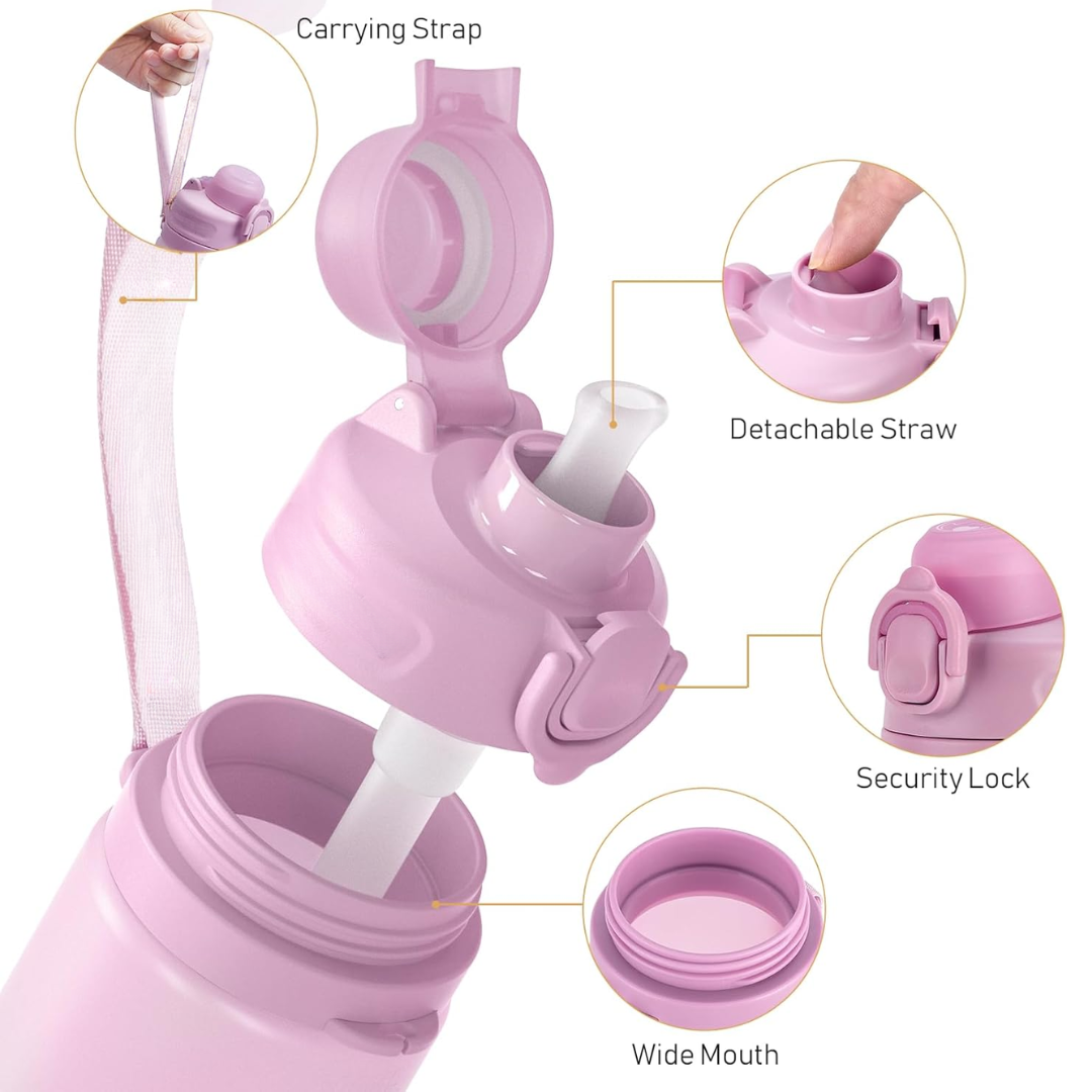 FlexiHydrate - Bouteille d'eau en silicone pliable 600ml