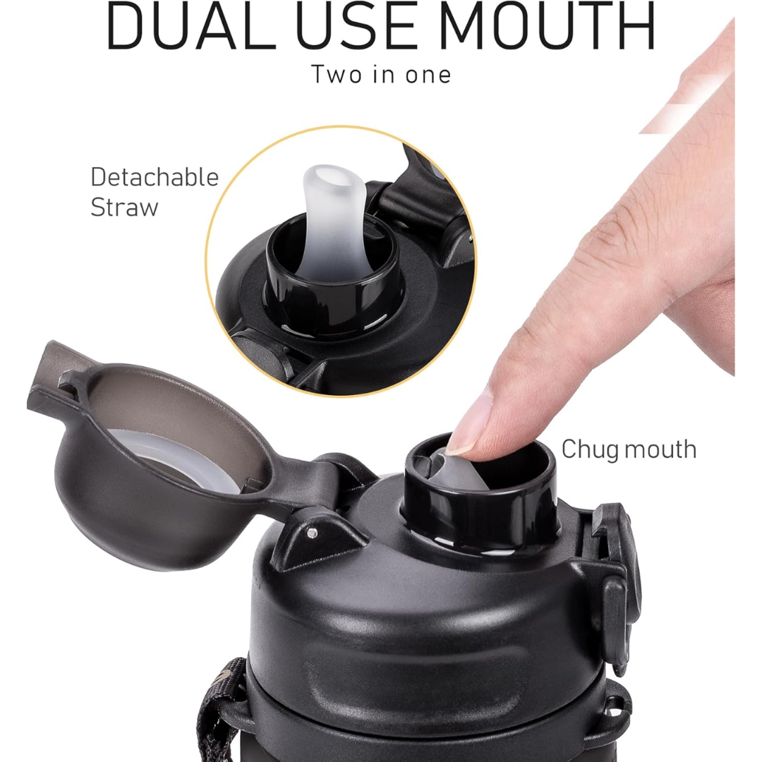 FlexiHydrate - Bouteille d'eau en silicone pliable 600ml