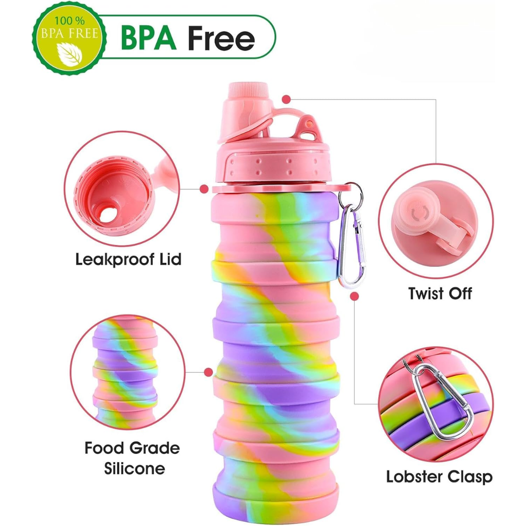 FlexiHydrate - Bouteille d'eau compacte pliable pour les voyages