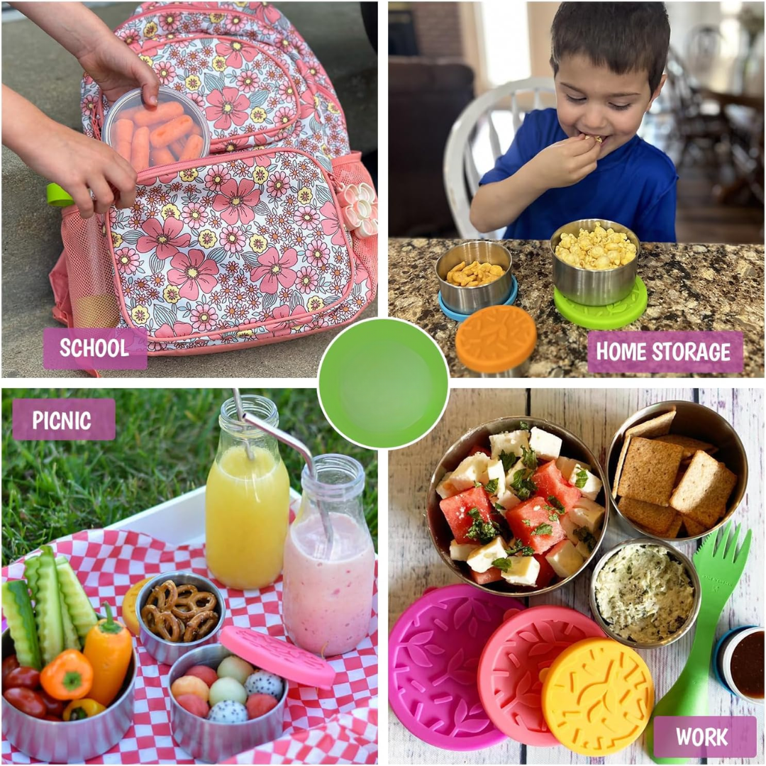 FreshBox Set – RVS Boîtes à lunch avec couvercles