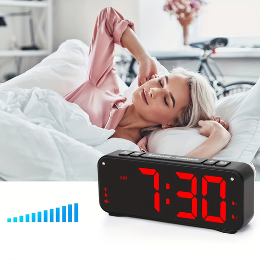 LoudClock - Réveil Vibrant Premium avec Écran LED
