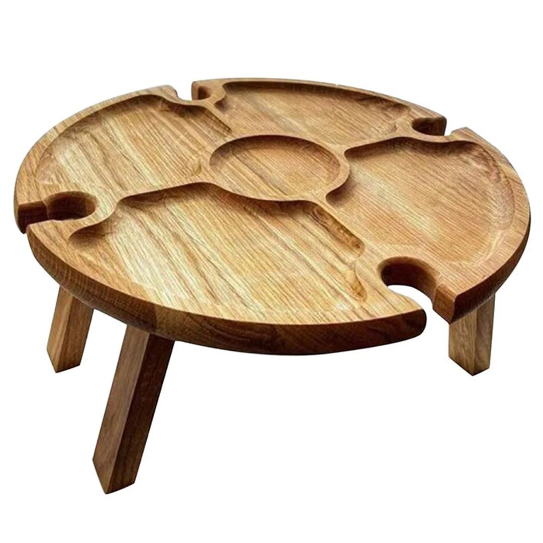 CheeseBoard Delights – Accessoire de pique-nique en bois élégant