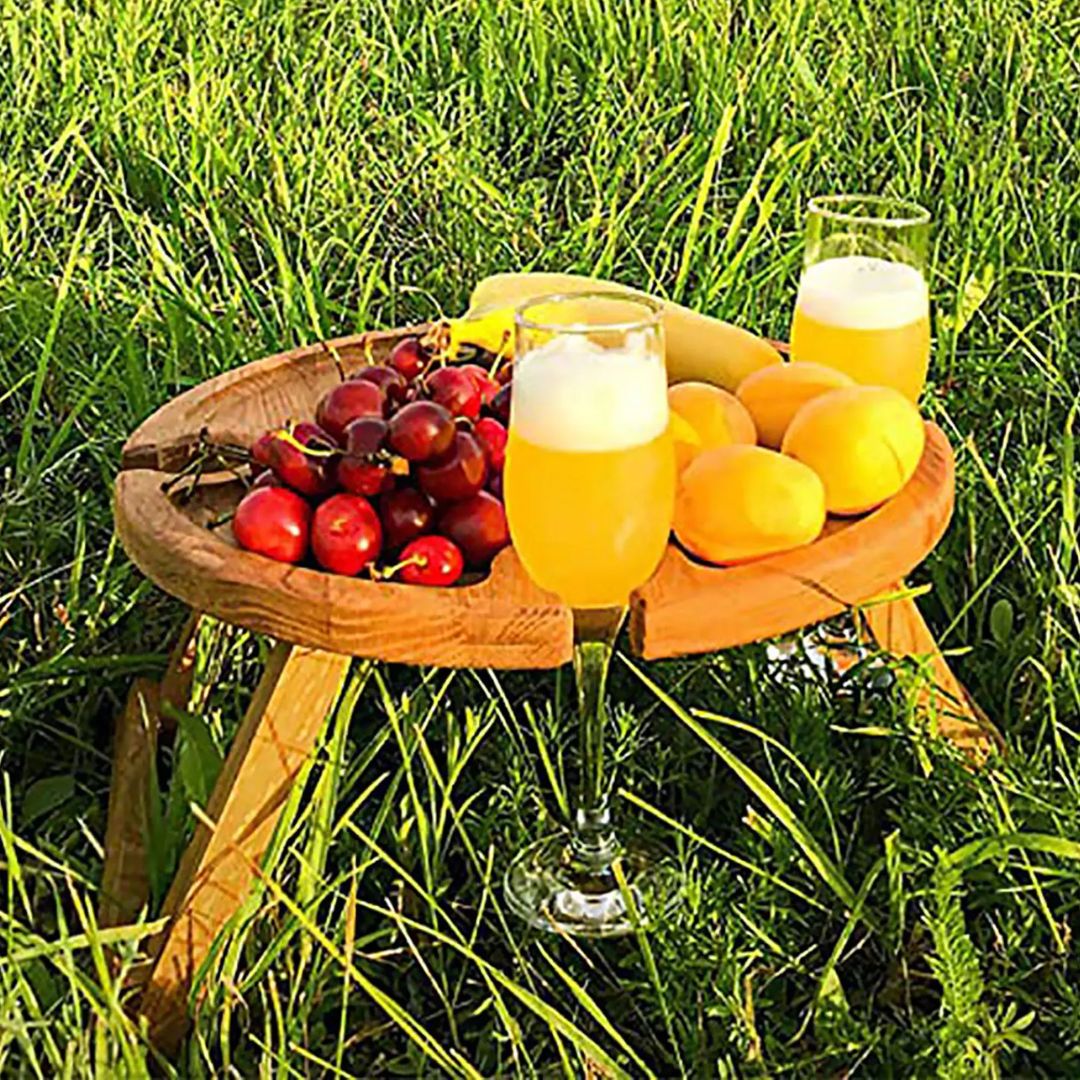 CheeseBoard Delights – Accessoire de pique-nique en bois élégant