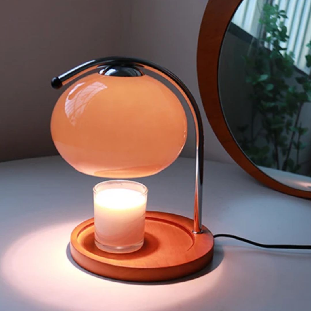 Alyssa Retro Table Lamp - Élégante Éclairage en Verre