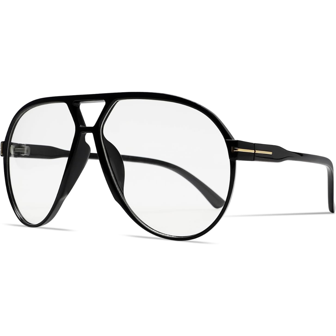 AmaraVision - Lunettes de soleil aviateur rétro grandes