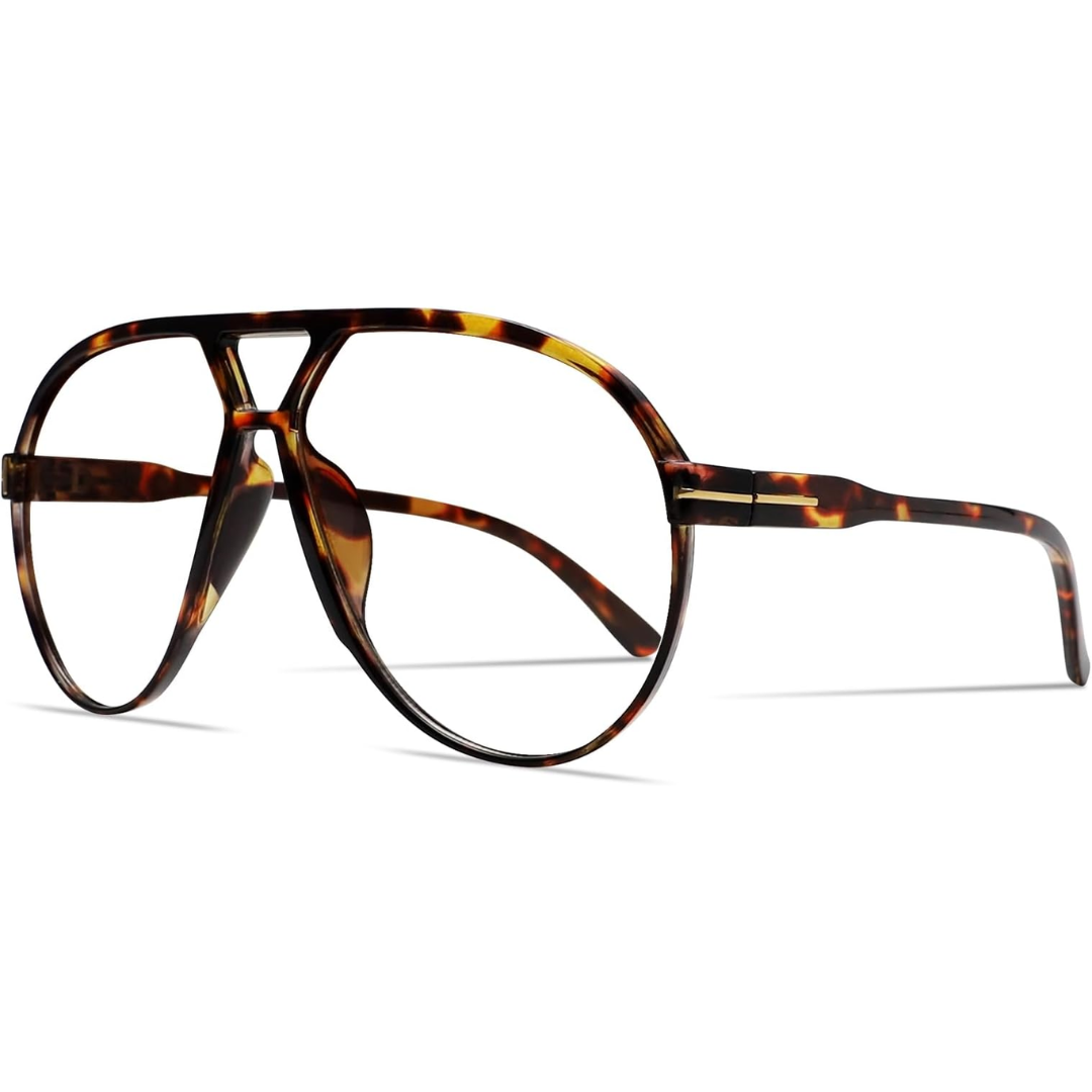 AmaraVision - Lunettes de soleil aviateur rétro grandes