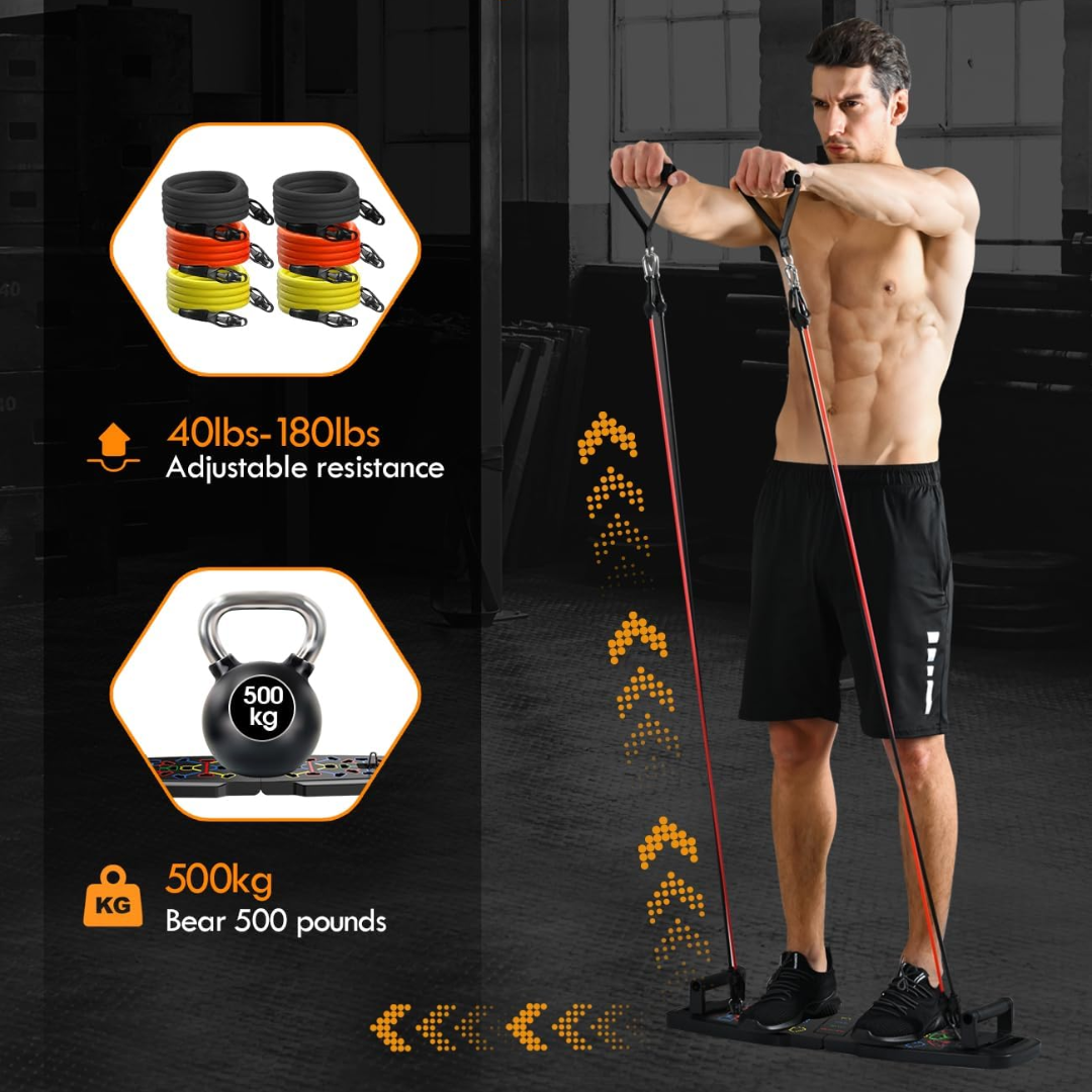FitFlex - Ensemble de Fitness Portable pour la Maison