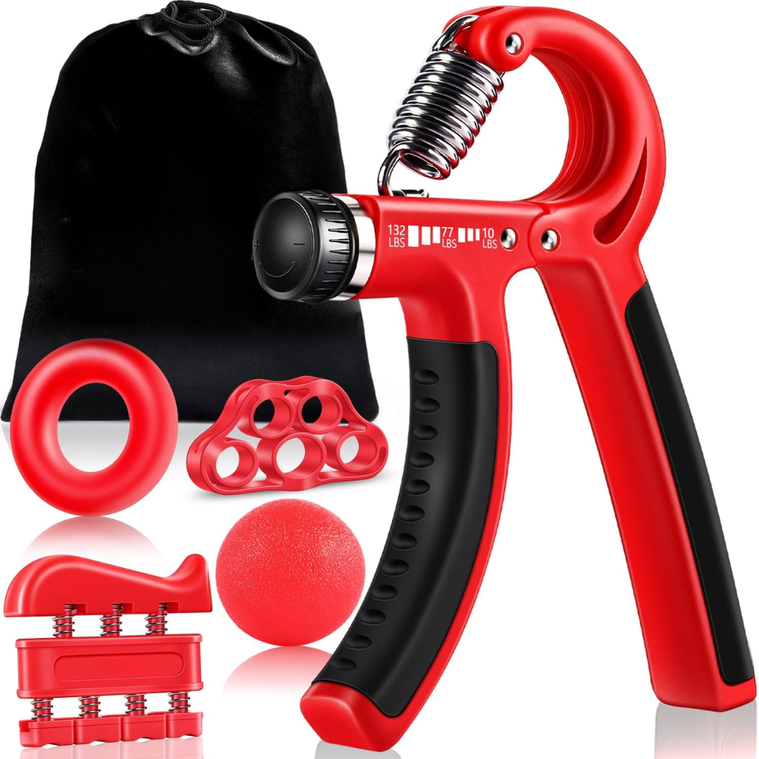 GripMaster - Ensemble de renforcement de main réglable (5 pièces)
