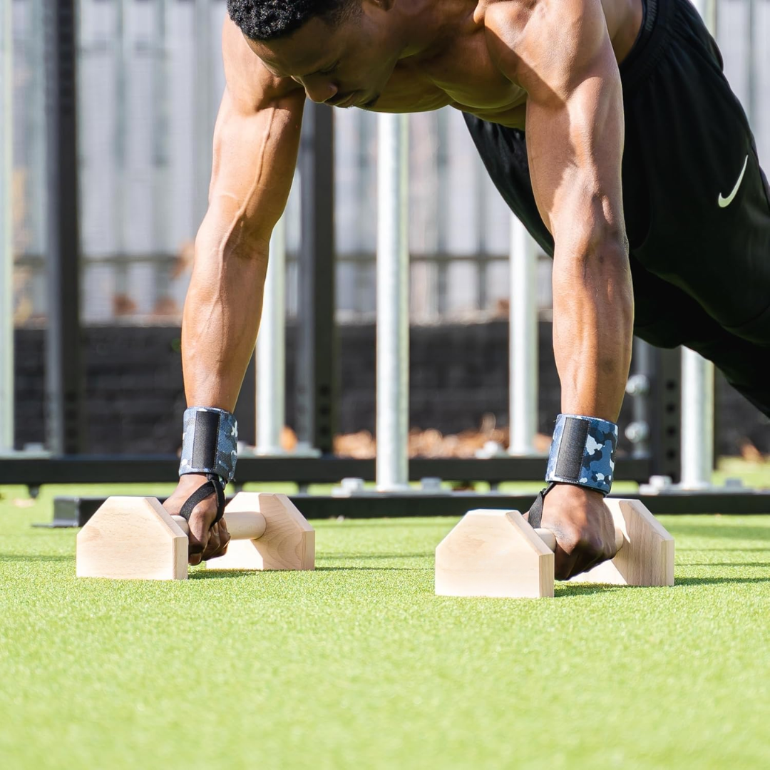Calisthenics PowerBars – Supports de pompes en bois robustes