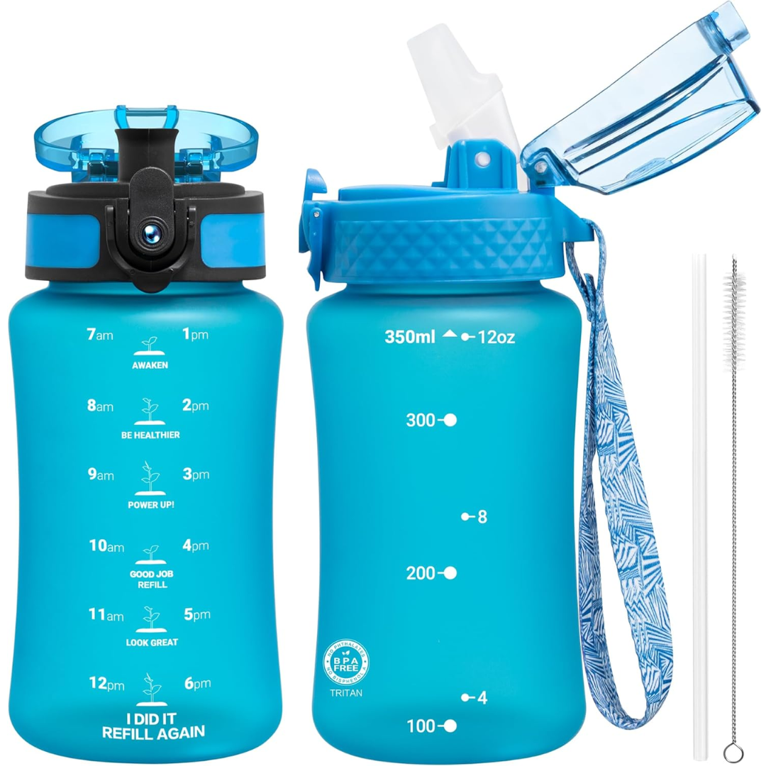EcoFlow - Bouteille d'eau Tritan réutilisable avec paille