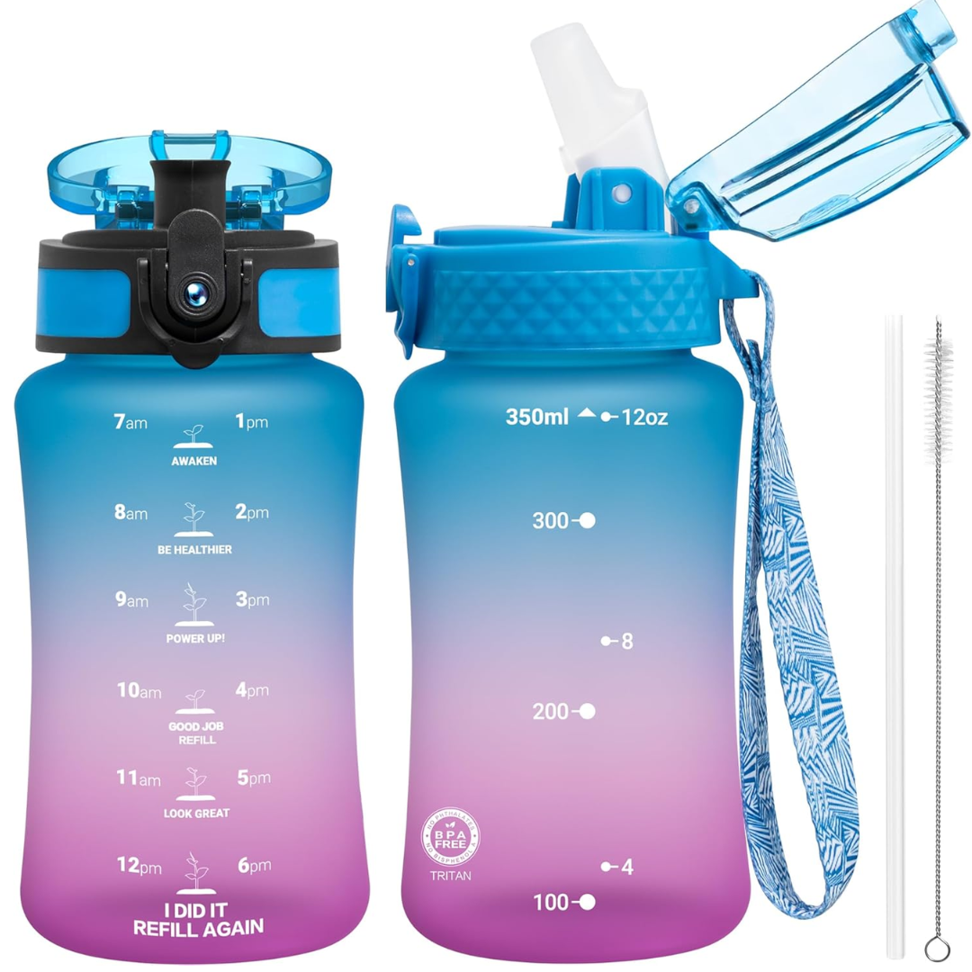 EcoFlow - Bouteille d'eau Tritan réutilisable avec paille