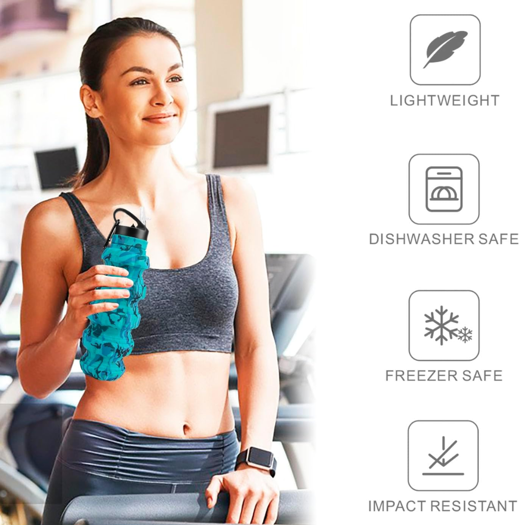 FlexiBottle - Gobelet de voyage pliable durable 575 ML