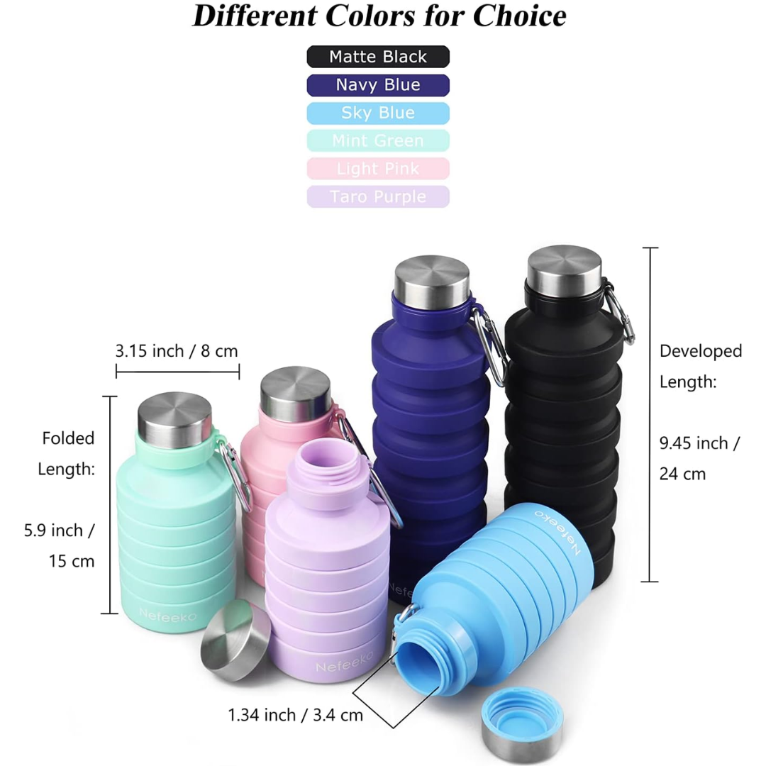 FlexiHydrate - Bouteille d'eau pliante durable