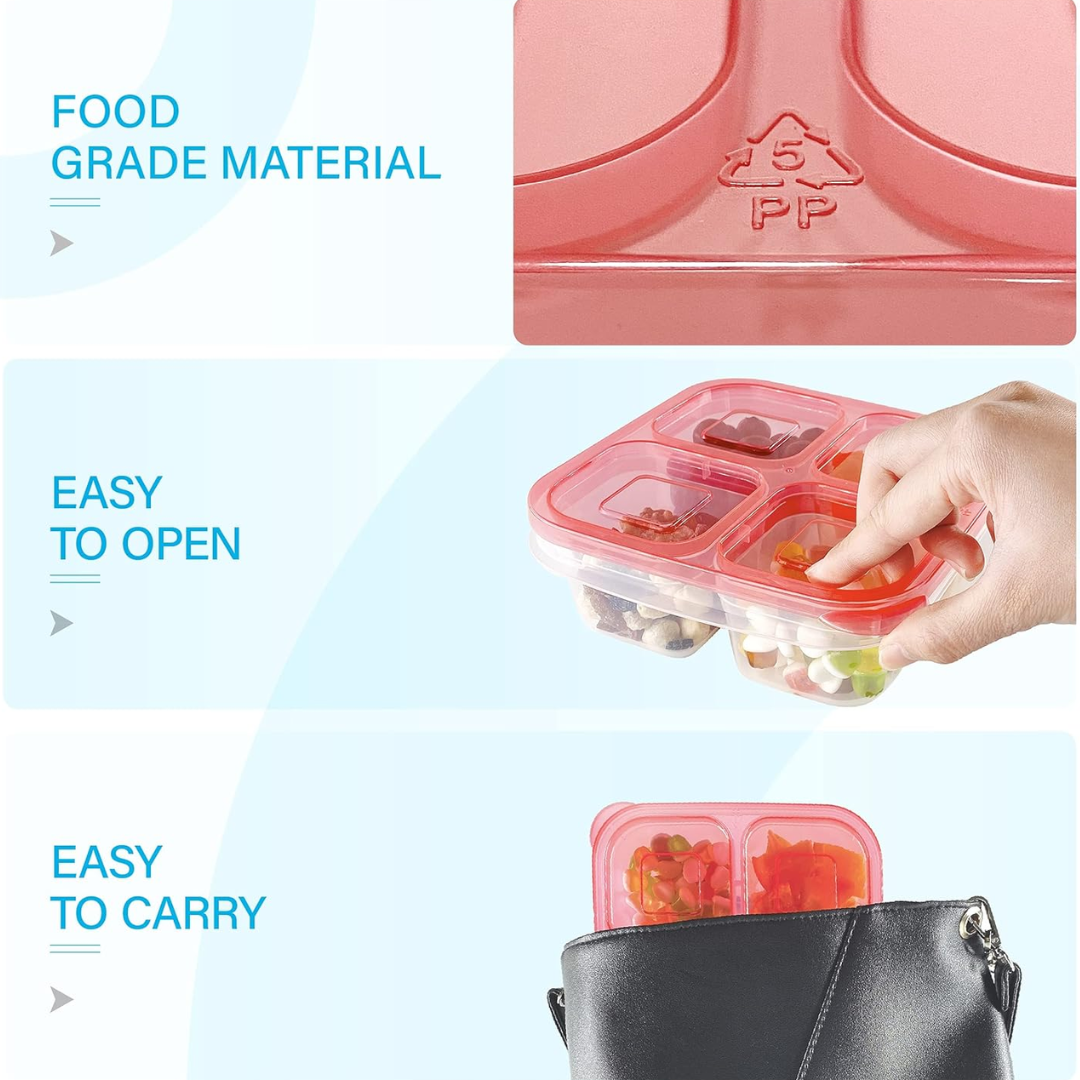 EcoMeal - Ensemble de Boîtes Bento Réutilisables 6 Pièces