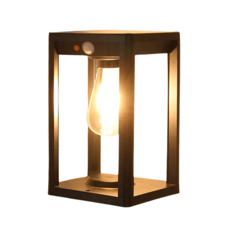 Floroux Solar Column Lamp | Powered by Solar Energy | Weather Resistant | Outdoor Lighting for Garden & Terrace