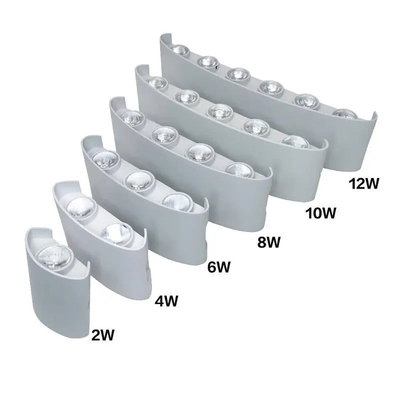 Luminova - Applique LED moderne étanche pour un usage intérieur et extérieur