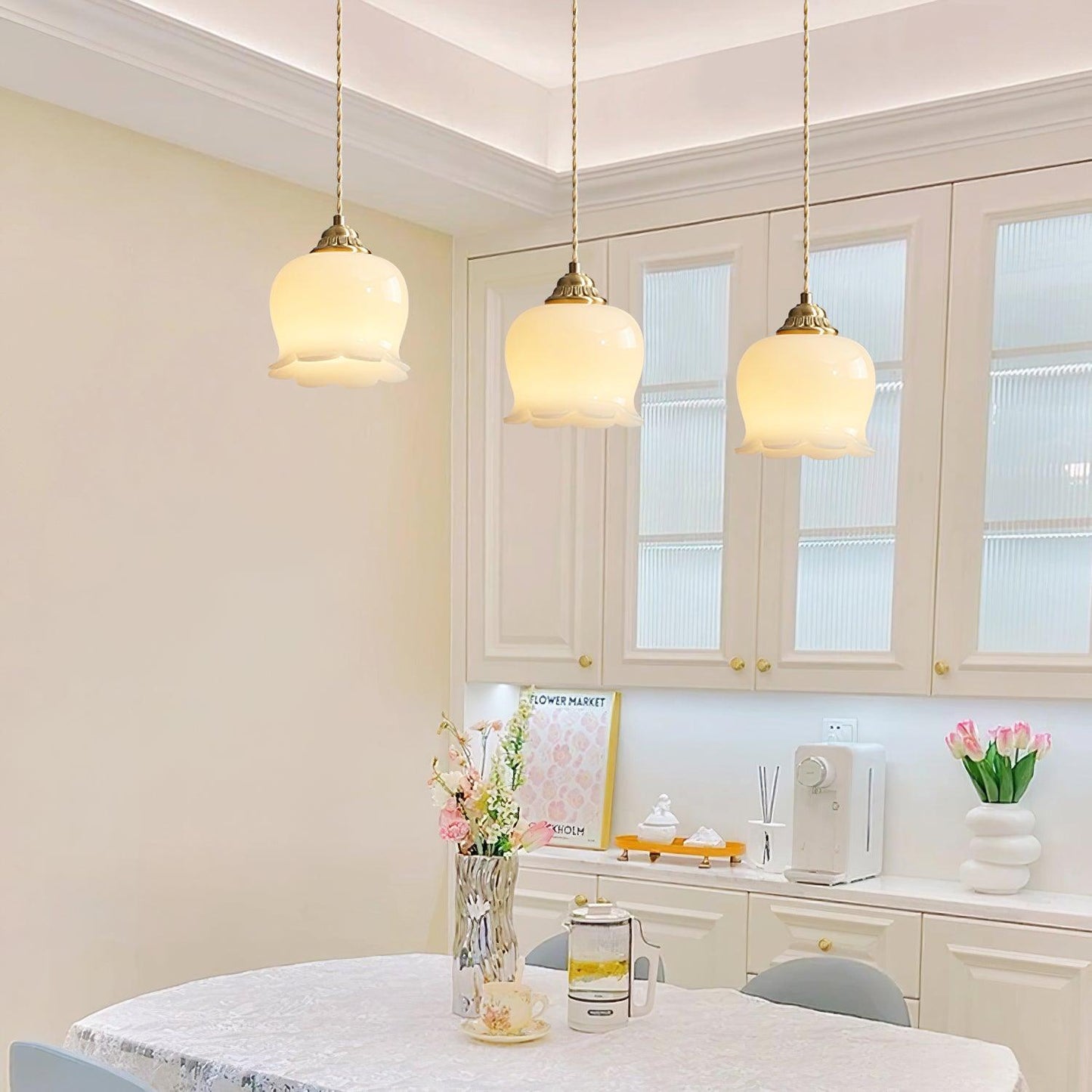 Floroux Talblume Suspension | Flower-shaped design | Elegant lighting for the home
