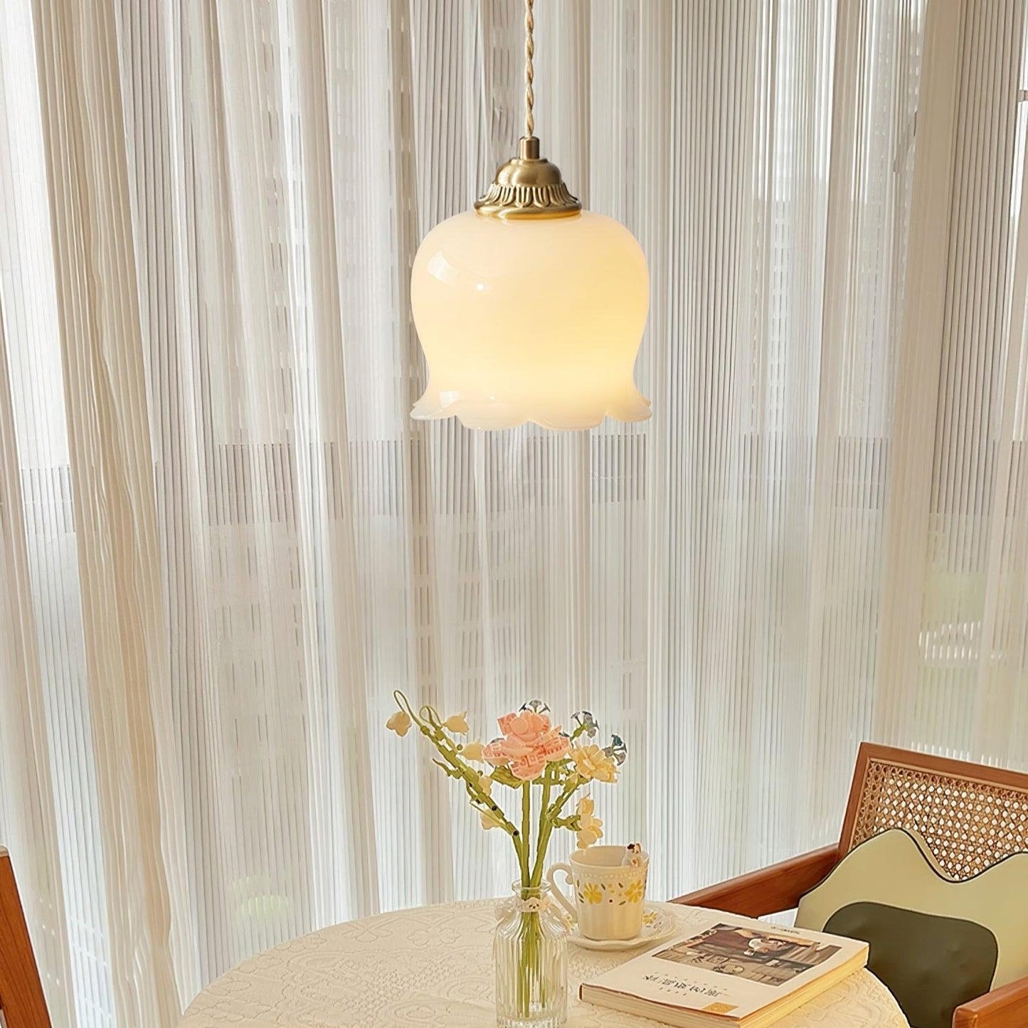 Floroux Talblume Suspension | Flower-shaped design | Elegant lighting for the home