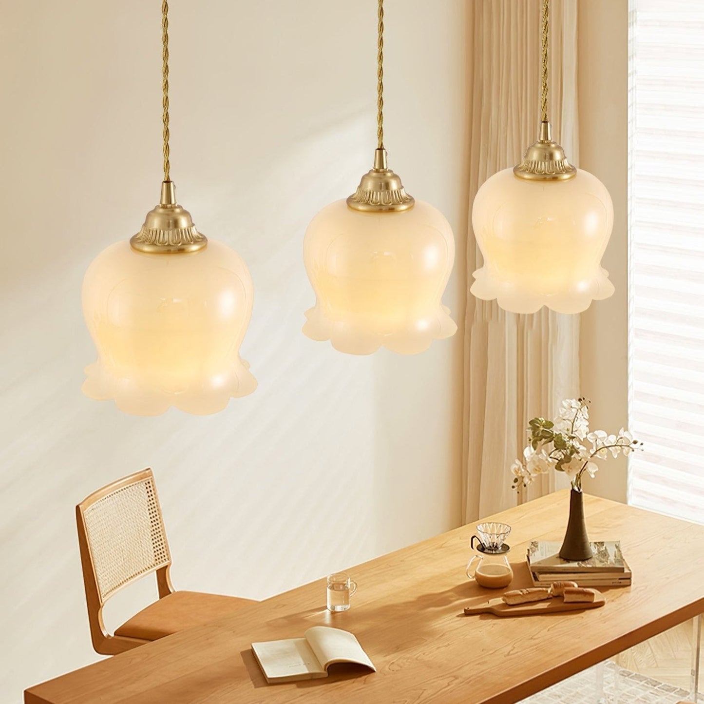 Floroux Talblume Suspension | Flower-shaped design | Elegant lighting for the home
