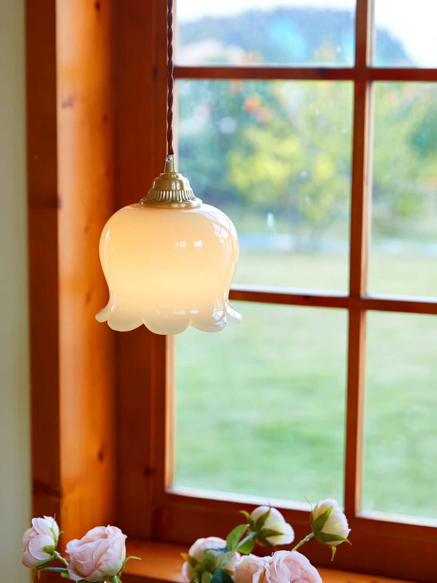 Floroux Talblume Suspension | Flower-shaped design | Elegant lighting for the home