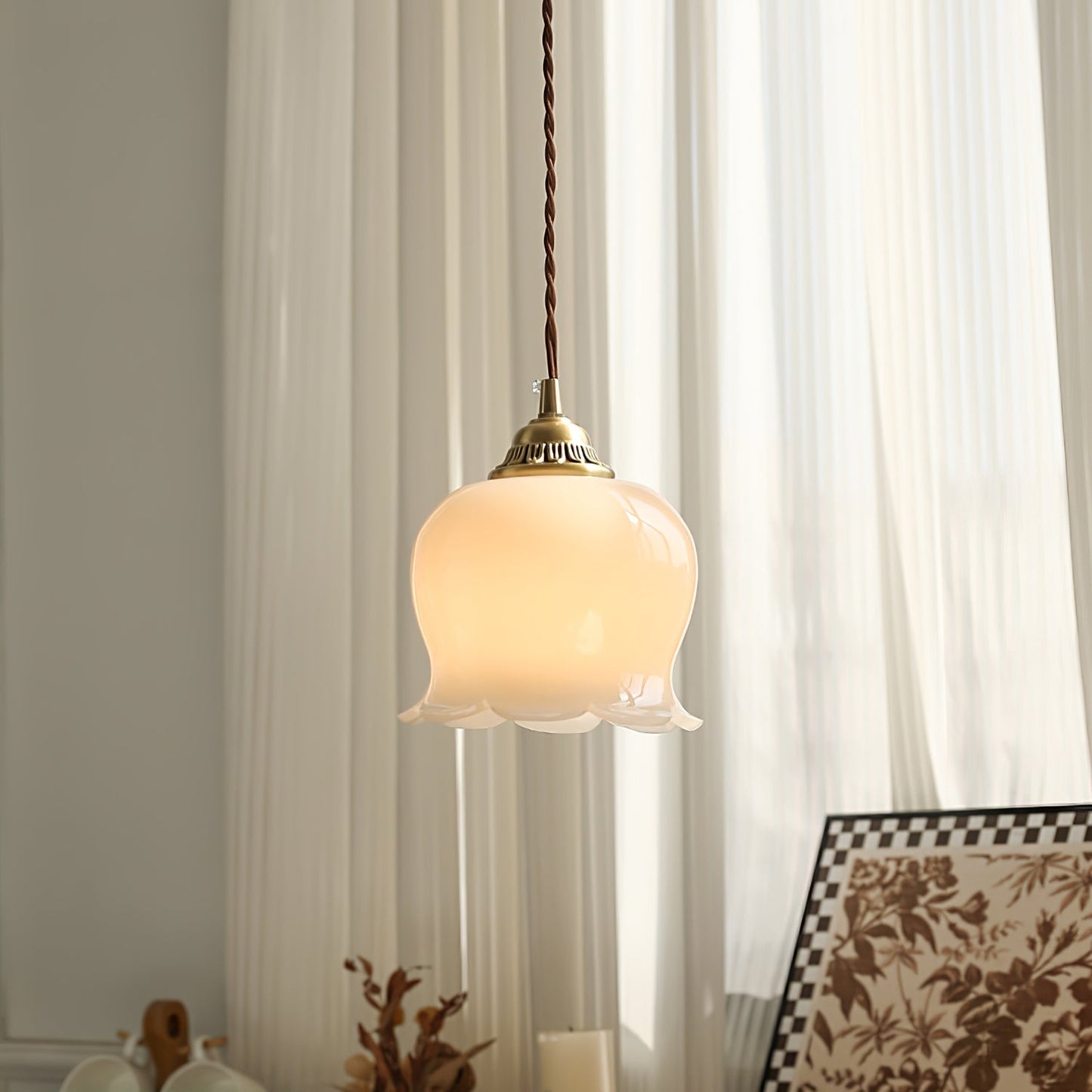 Floroux Talblume Suspension | Flower-shaped design | Elegant lighting for the home