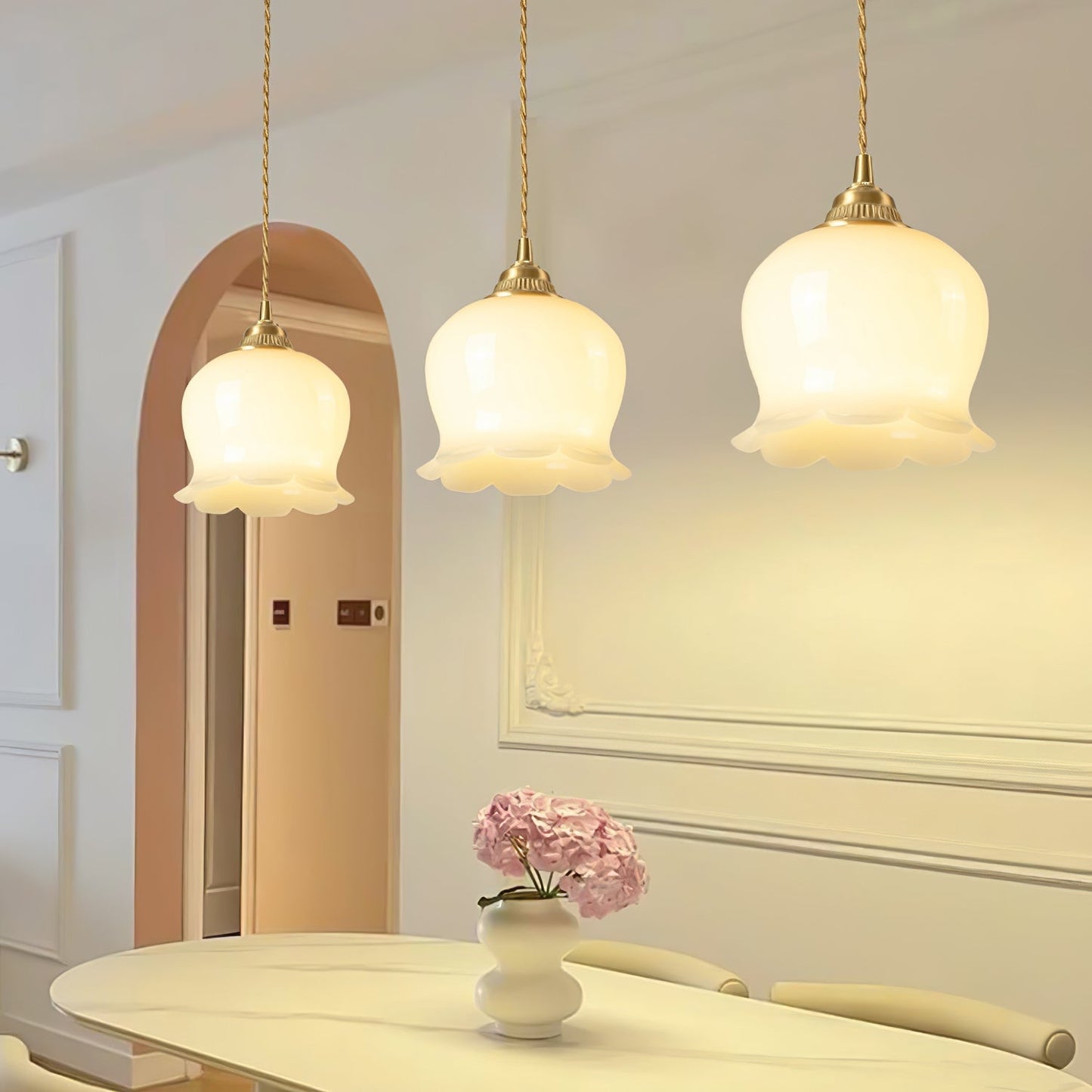 Floroux Talblume Suspension | Flower-shaped design | Elegant lighting for the home