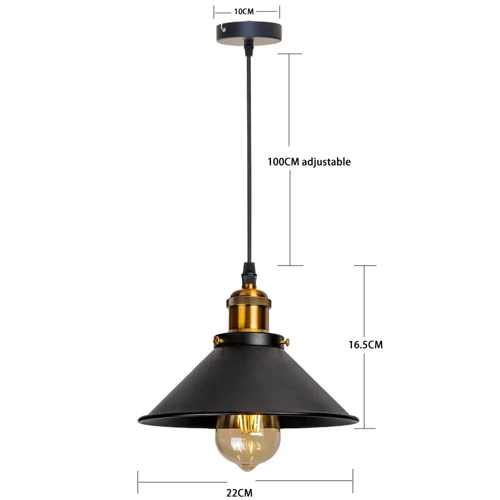 LumièreVintage - Suspension Rétro Élégante