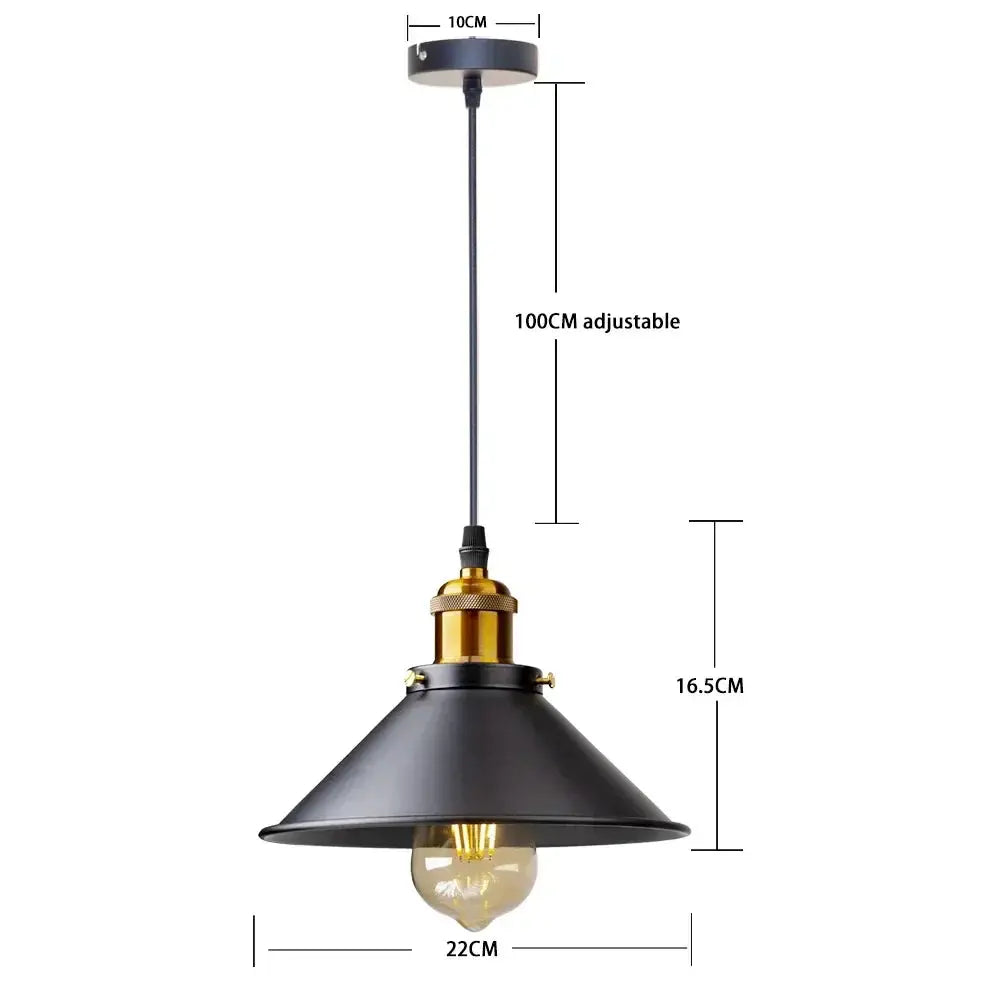 LumièreVintage - Suspension Rétro Élégante