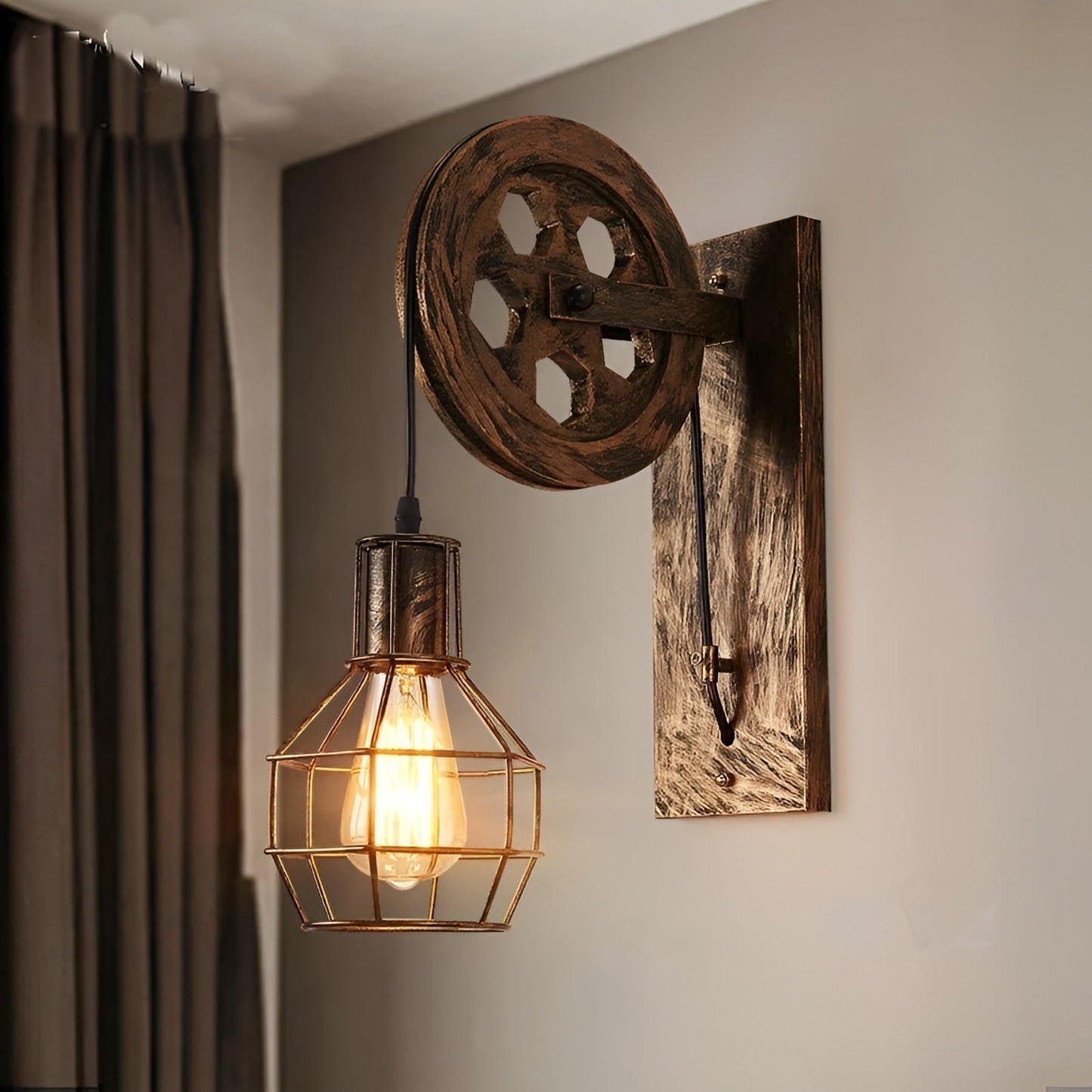 Applique Murale LED Vintage Luxe – Éclairage de Style Industriel de ShineGlow