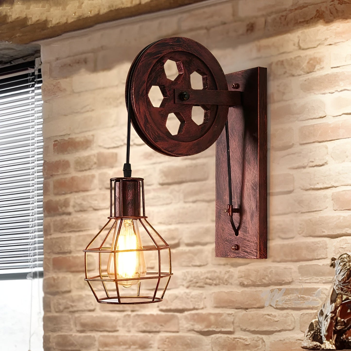 Applique Murale LED Vintage Luxe – Éclairage de Style Industriel de ShineGlow