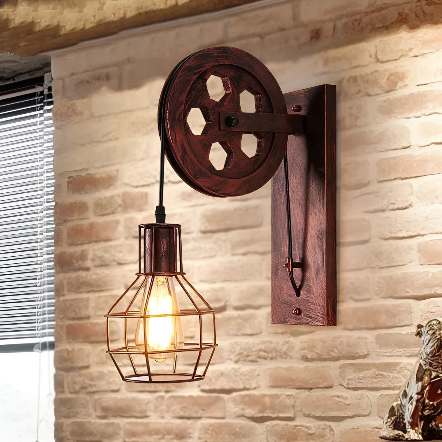 Applique Murale LED Vintage Luxe – Éclairage de Style Industriel de ShineGlow