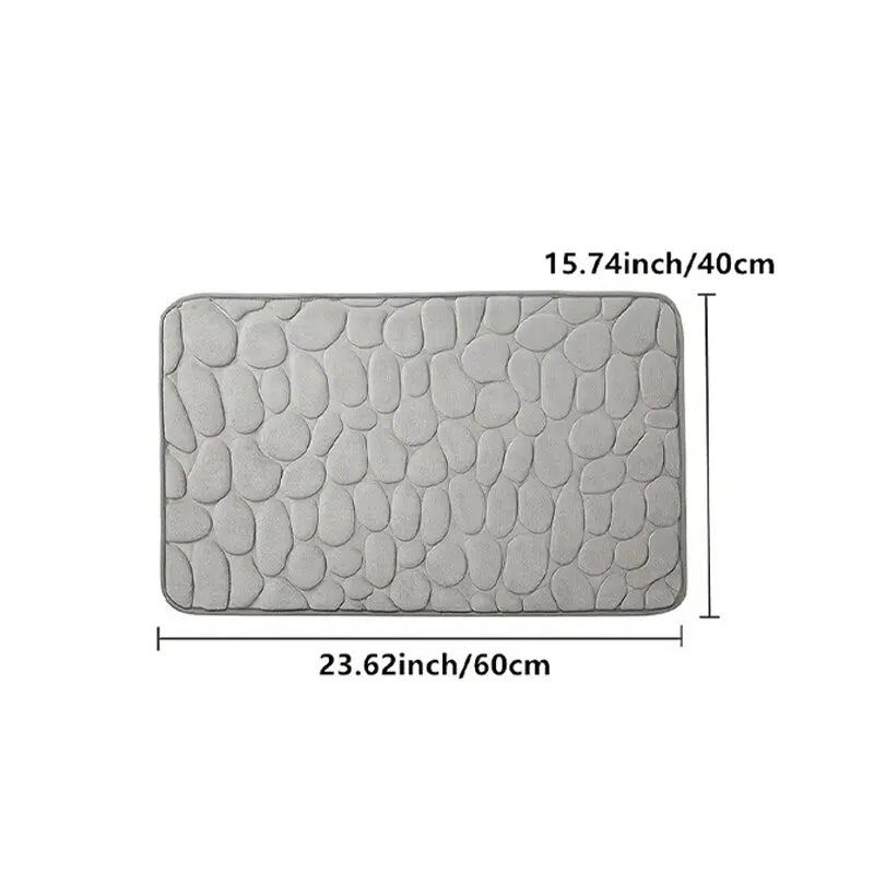Floroux - Tapis de bain brodé