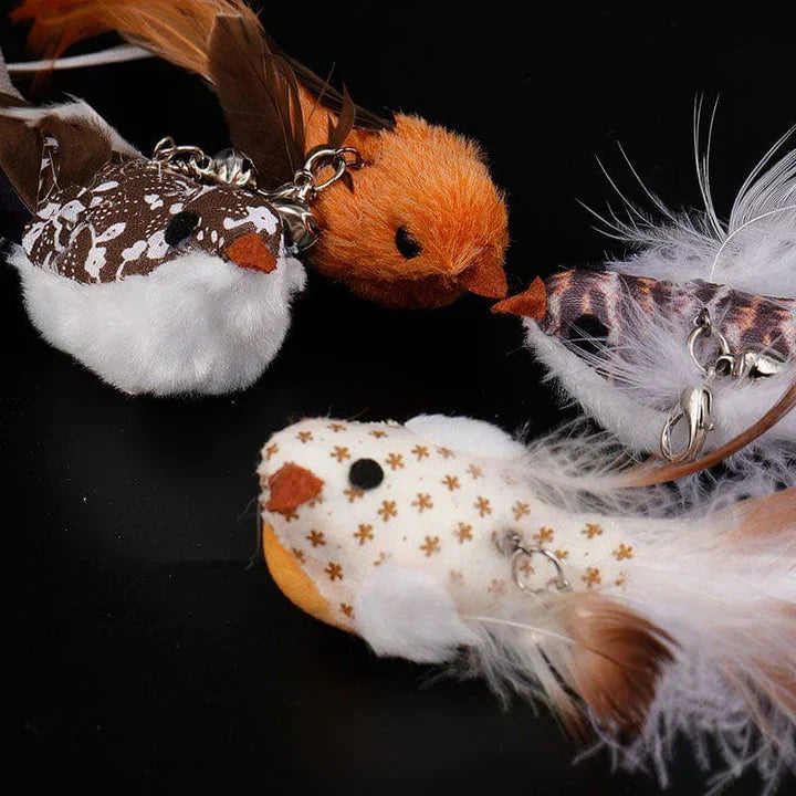 Temps de jeu naturel - Oiseau interactif pour chats