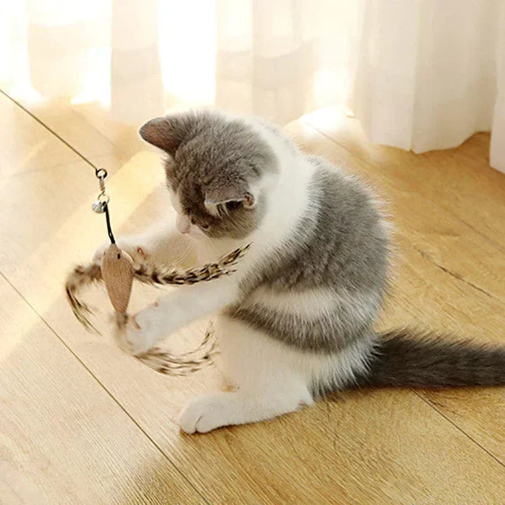 Temps de jeu naturel - Oiseau interactif pour chats