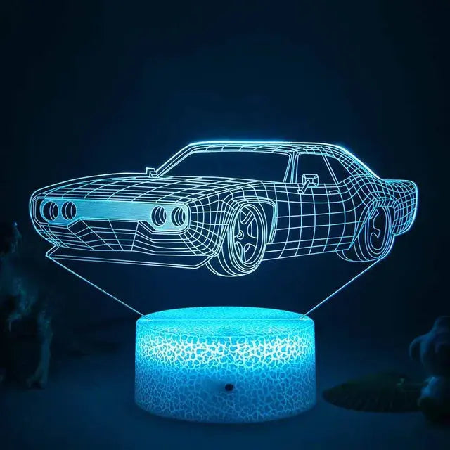 TruckLume - lampe de nuit pour enfants en forme de camion