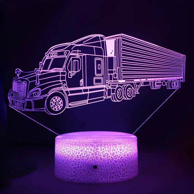 TruckLume - lampe de nuit pour enfants en forme de camion