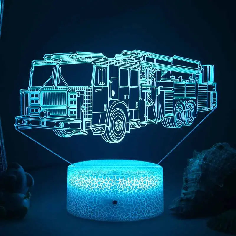 TruckLume - lampe de nuit pour enfants en forme de camion