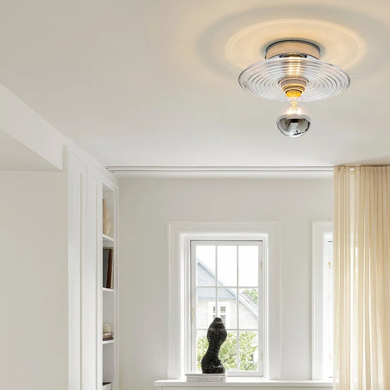 Floroux appliques murales en verre LED