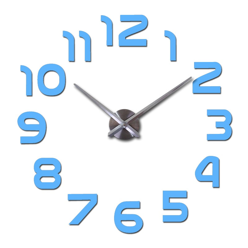 Horloge murale 3D en acrylique Floroux