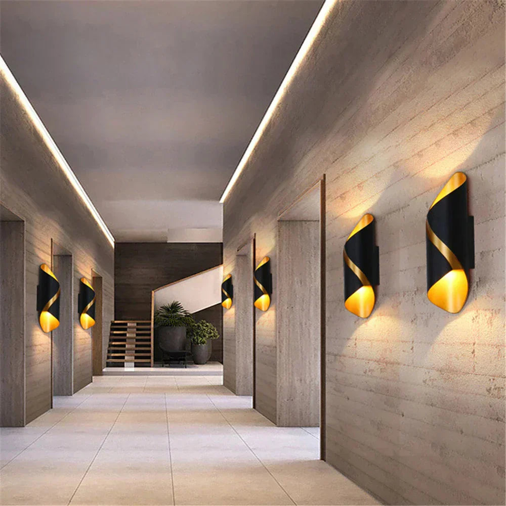 ClartéAquatique Éclairage mural – Luminaire LED mural de luxe pour l'extérieur
