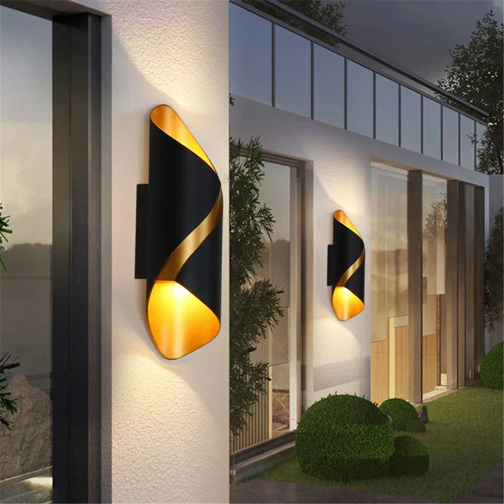 ClartéAquatique Éclairage mural – Luminaire LED mural de luxe pour l'extérieur
