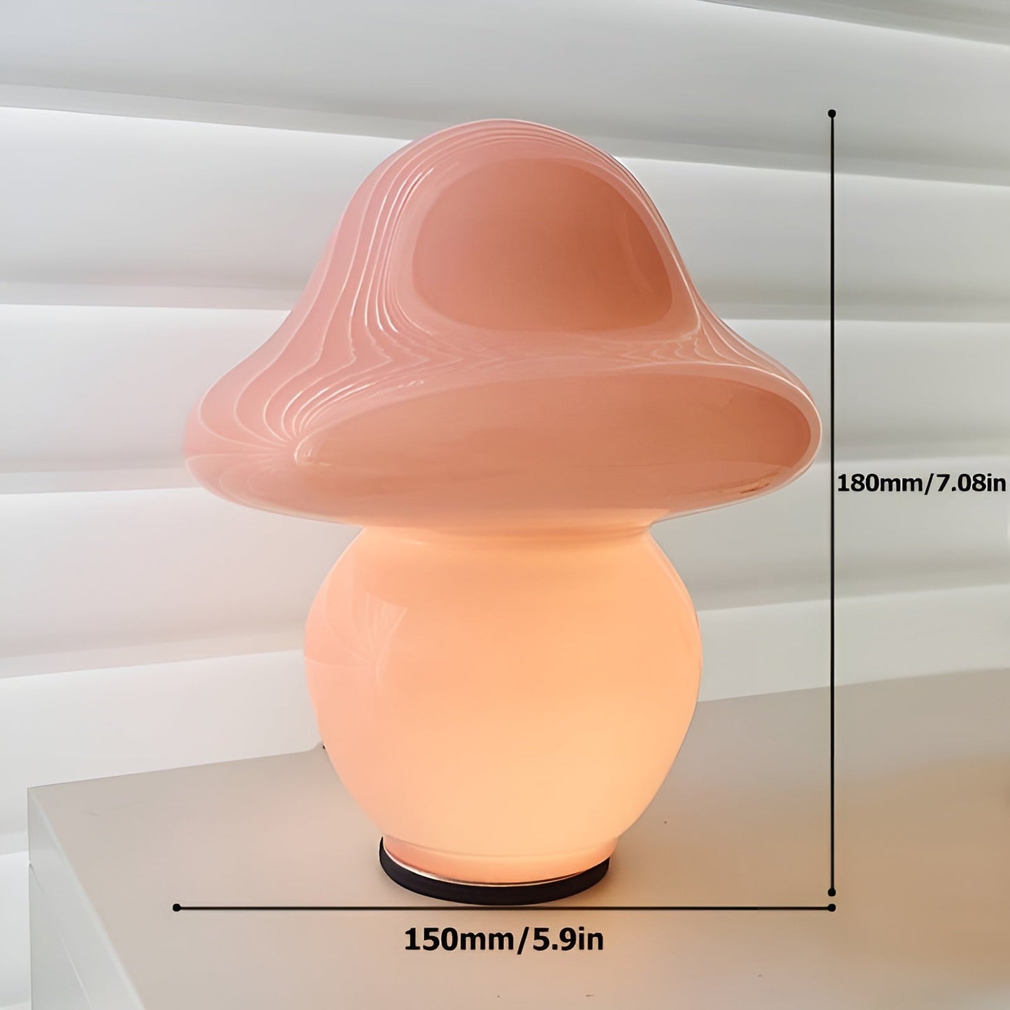 Floroux | Élégante lampe en forme de champignon
