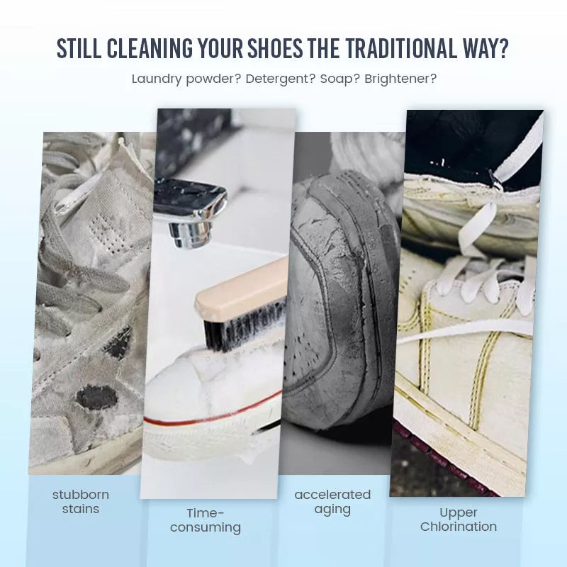 Crème de nettoyage pour chaussures blanches multifonctionnelle