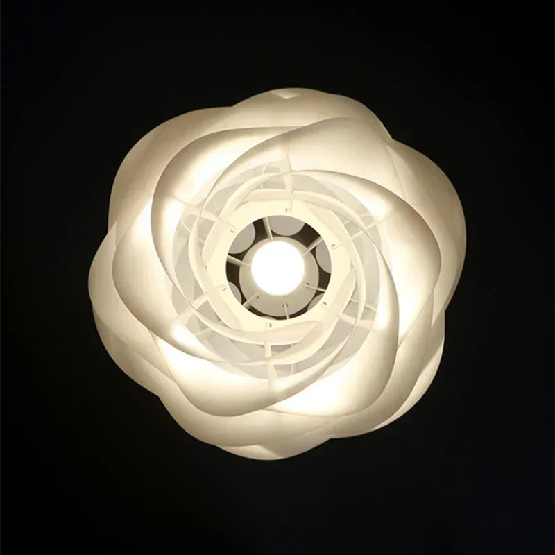 LumiFlor - Éclairage de Plafond en Verre Fleur