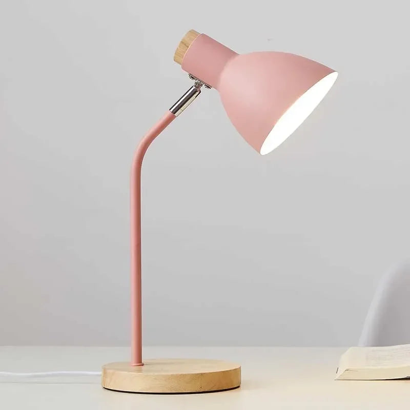 BoisLumi - Lampe de Table en Bois Naturel et Créatif