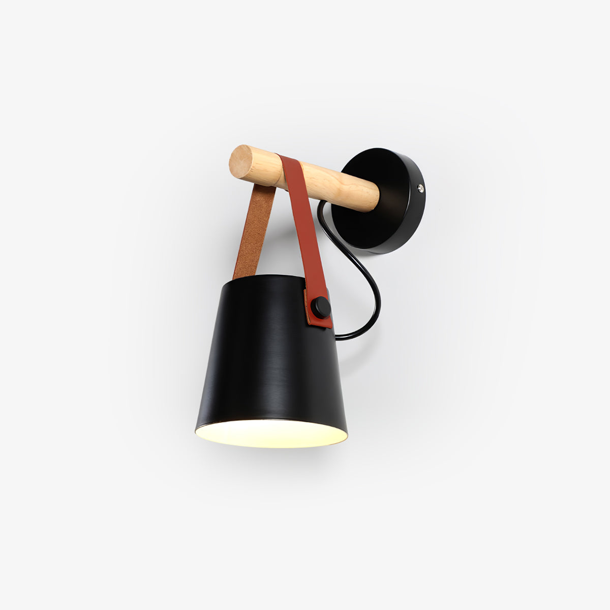 Floroux conical wall lamp in wood | Modern design | Eco-friendly | Interior decoration