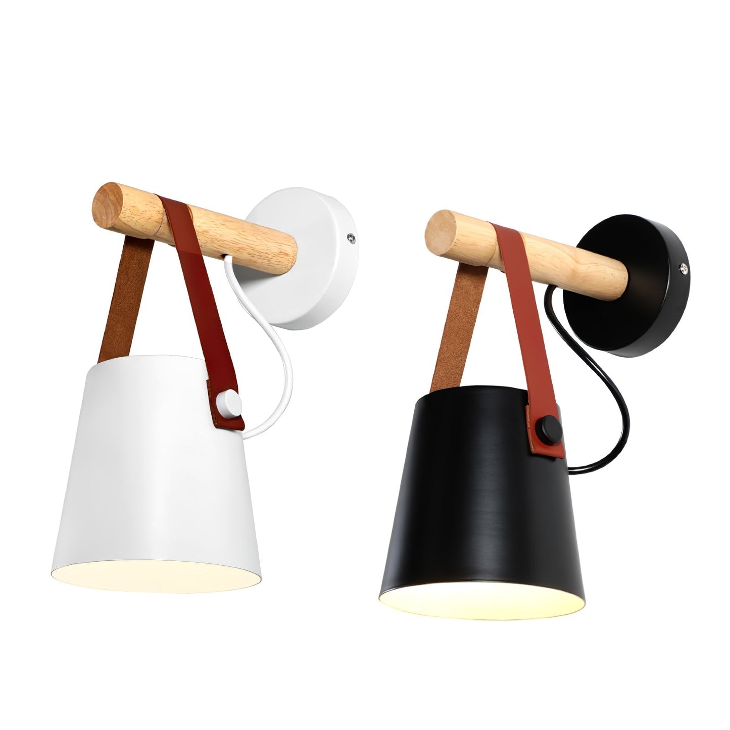 Floroux conical wall lamp in wood | Modern design | Eco-friendly | Interior decoration
